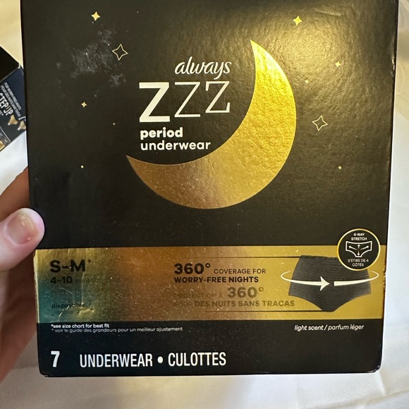 Always ZZZ Period Underwear S/M Bundle Of 2 New Boxes Never Opened - Picture 6 of 8